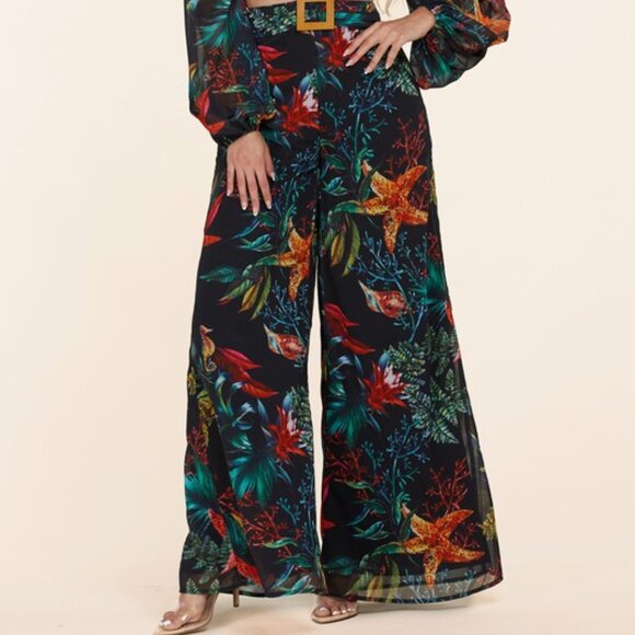 Starfish Long Sleeve Cut-Out Waist Jumpsuit - Picture 2 of 5